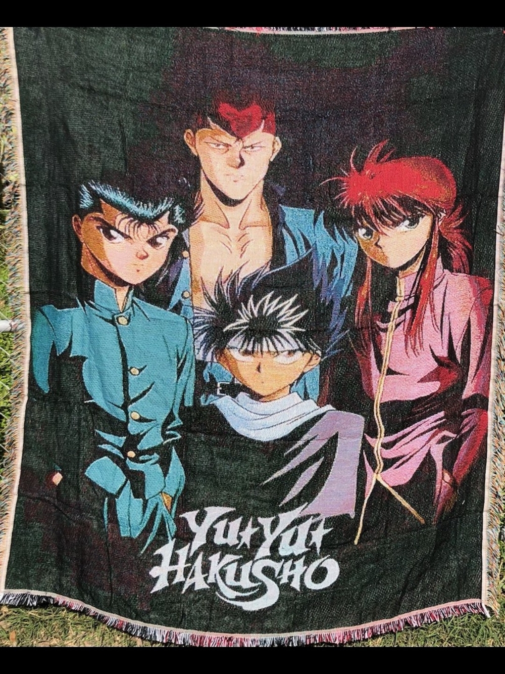 Anime Yu Yu Hakusho Wall Tapestry Or Blanket